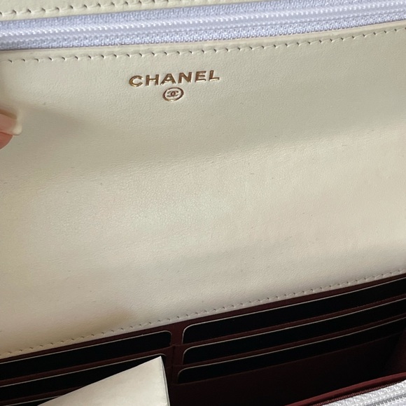 New Chanel Perfect Fit Adjustable Woc White Gold - Picture 6 of 11